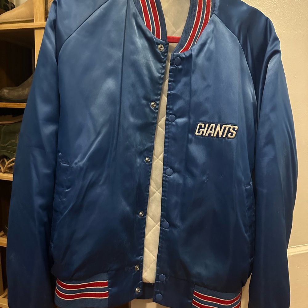 Vintage GIANTS Satin Bomber Jacket